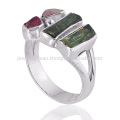 New Arrival Tourmaline Gemstone 925 Sterling Silver Ring Wholesale Supplier Jewelry